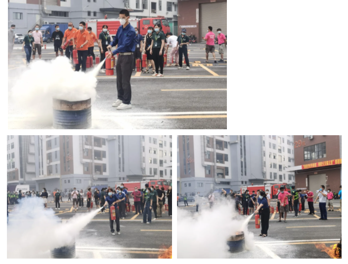 九州酷游医纺消防演练